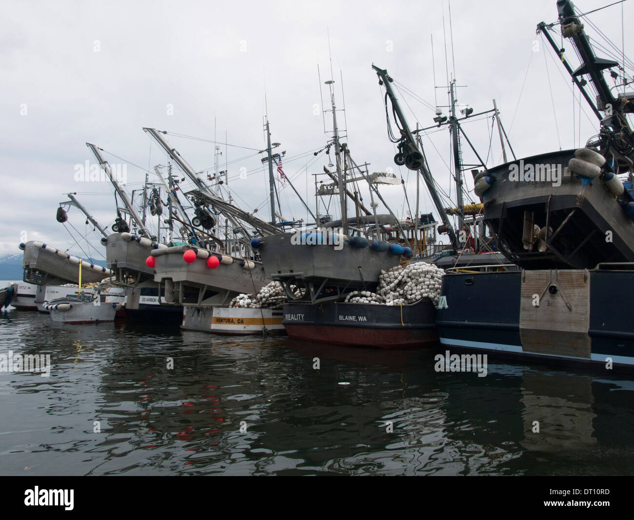 Seiner Fishing boats in Southeast Alaska Stock Photo Alamy