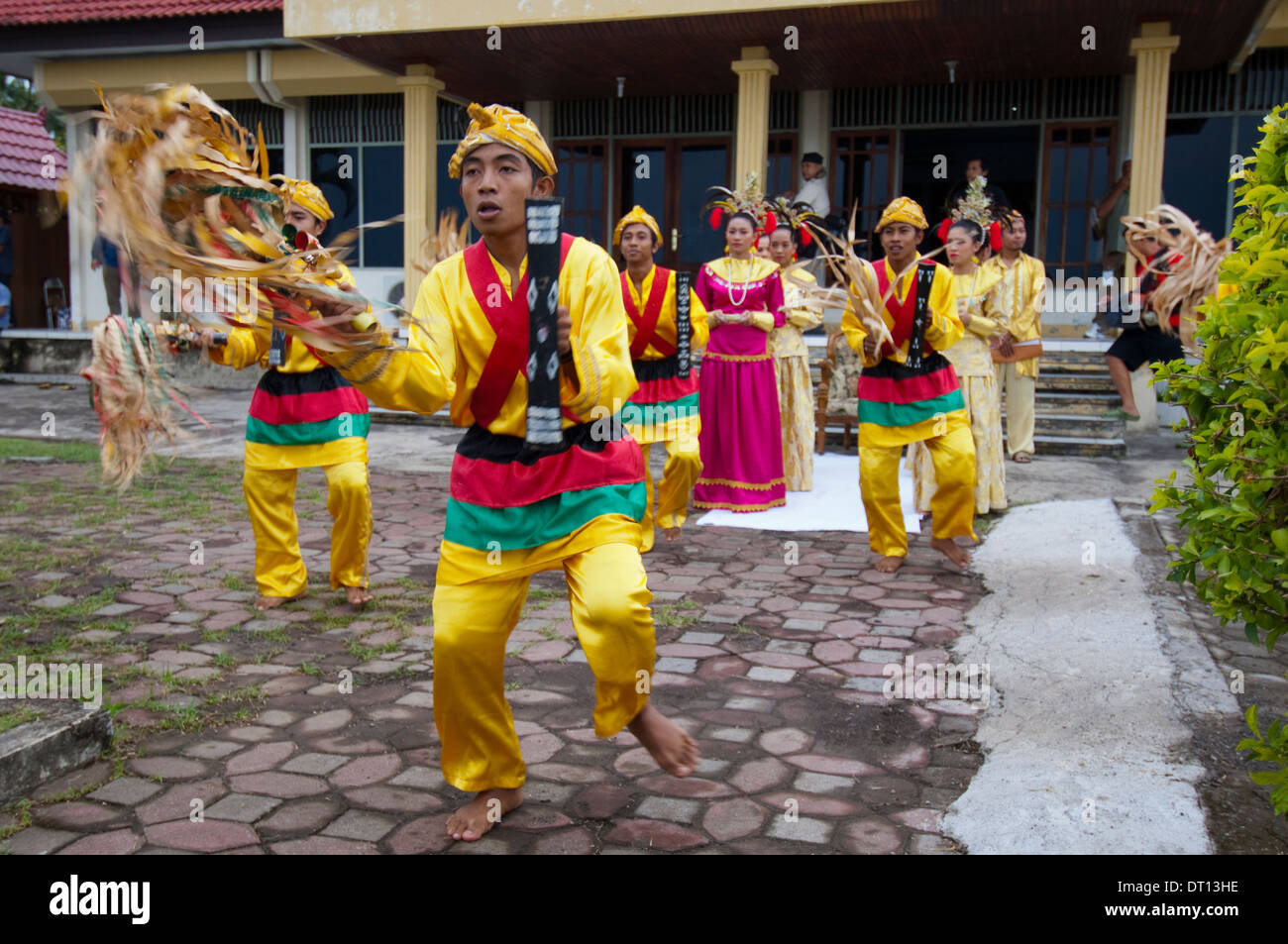 Traditional Dance Welcome Tenate Halmahera Maluku Islands Indonesia