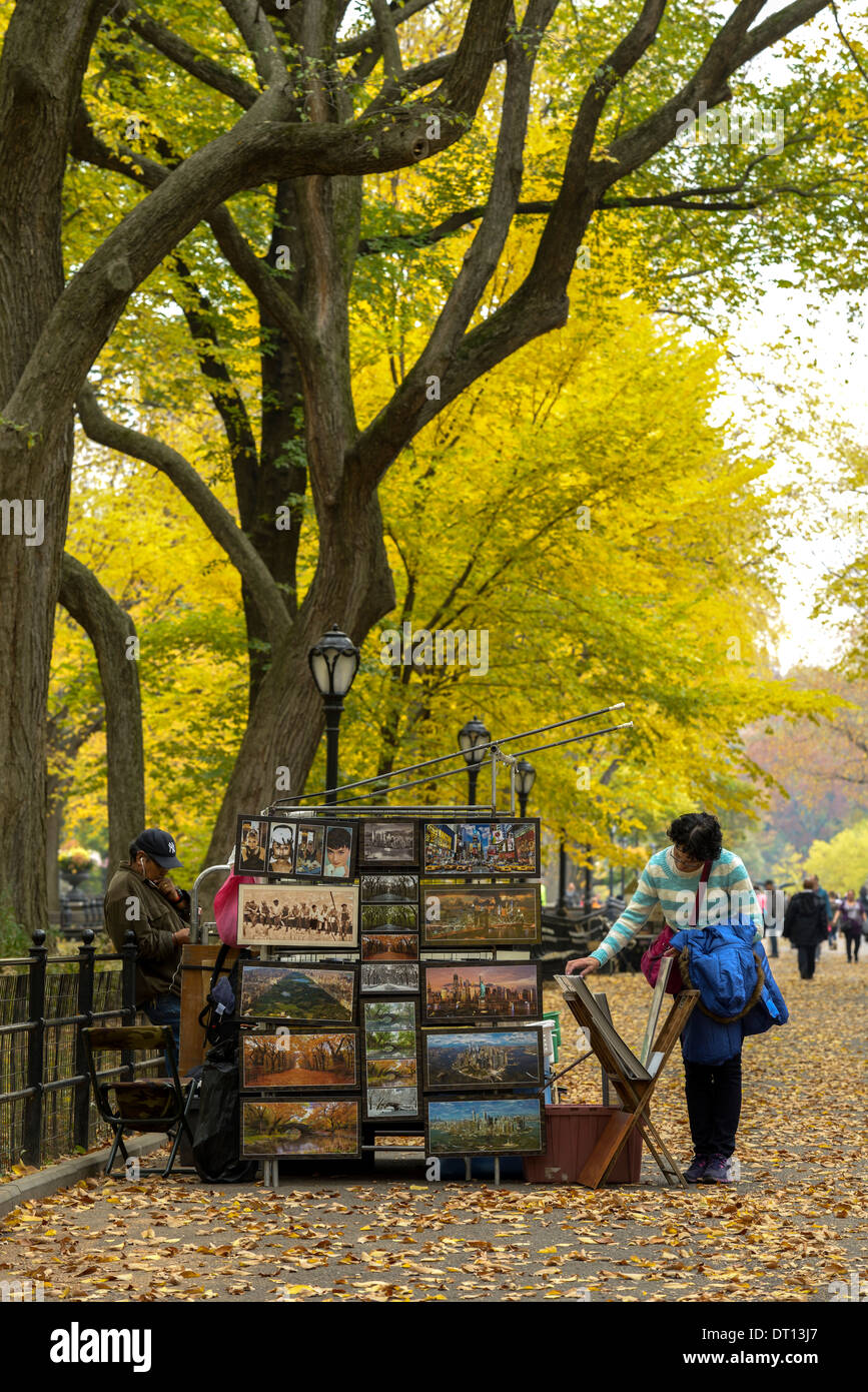 New York Central Park in fall Stock Photo Alamy