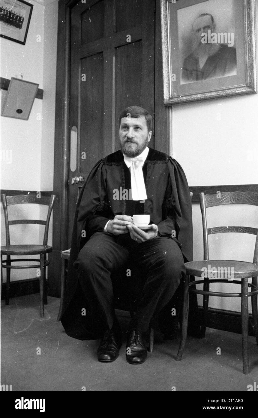 AFRIKAANS PASTOR. 1995 VENTERSDORP SOUTH AFRICA PHOTO/JOHN ROBINSON Stock Photo