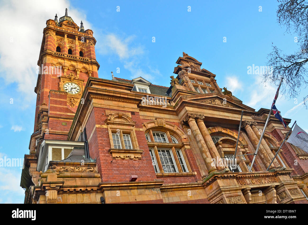 East Ham Town Hall, East Ham, Newham, East London Stock Photo
