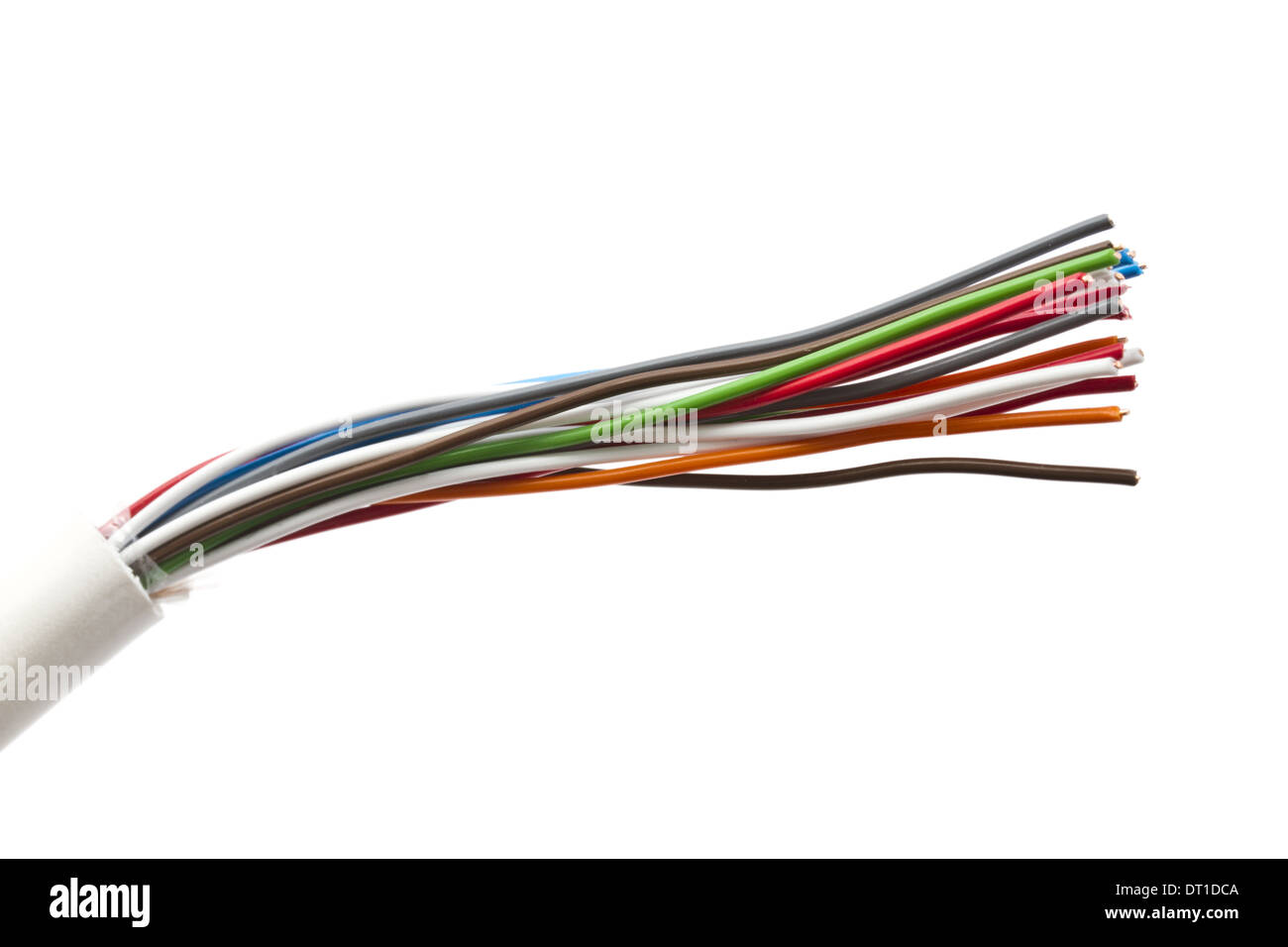 Ethernet cables Cut Out Stock Images & Pictures - Alamy