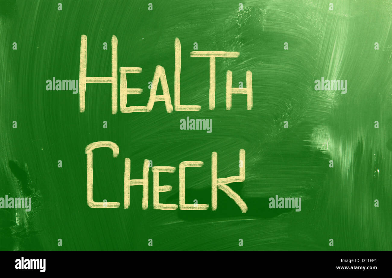 Health Check Concept Stock Photo Alamy