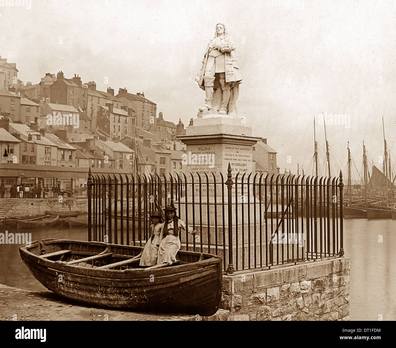 Brixham Victorian period Stock Photo