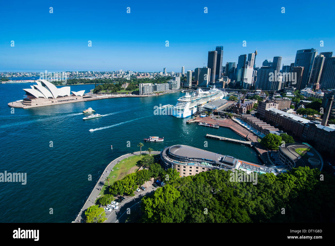View over Sydney, New South Wales, Australia, Pacific Stock Photo