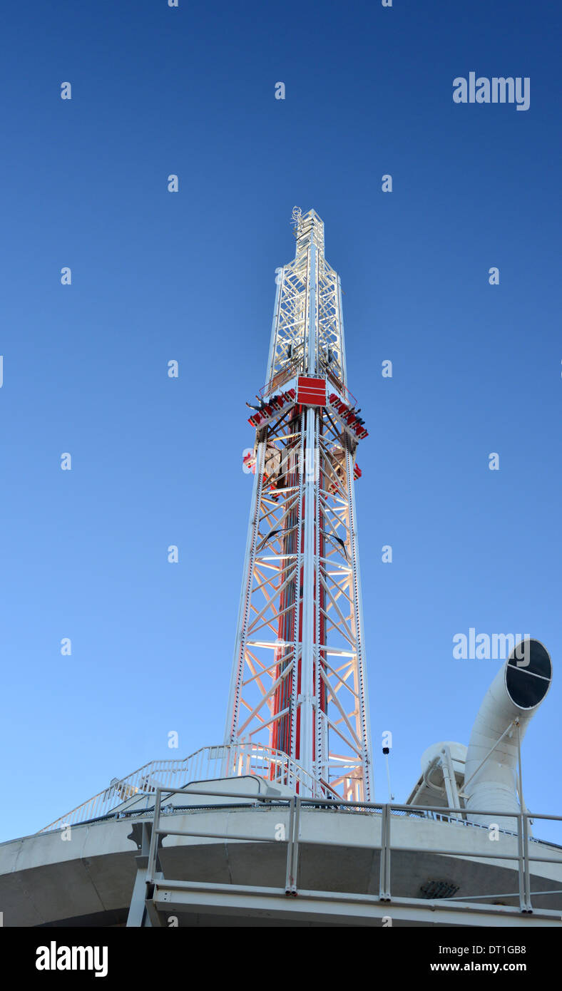 Big Shot Thrill Ride, Stratosphere Las Vegas Stock Photo - Alamy