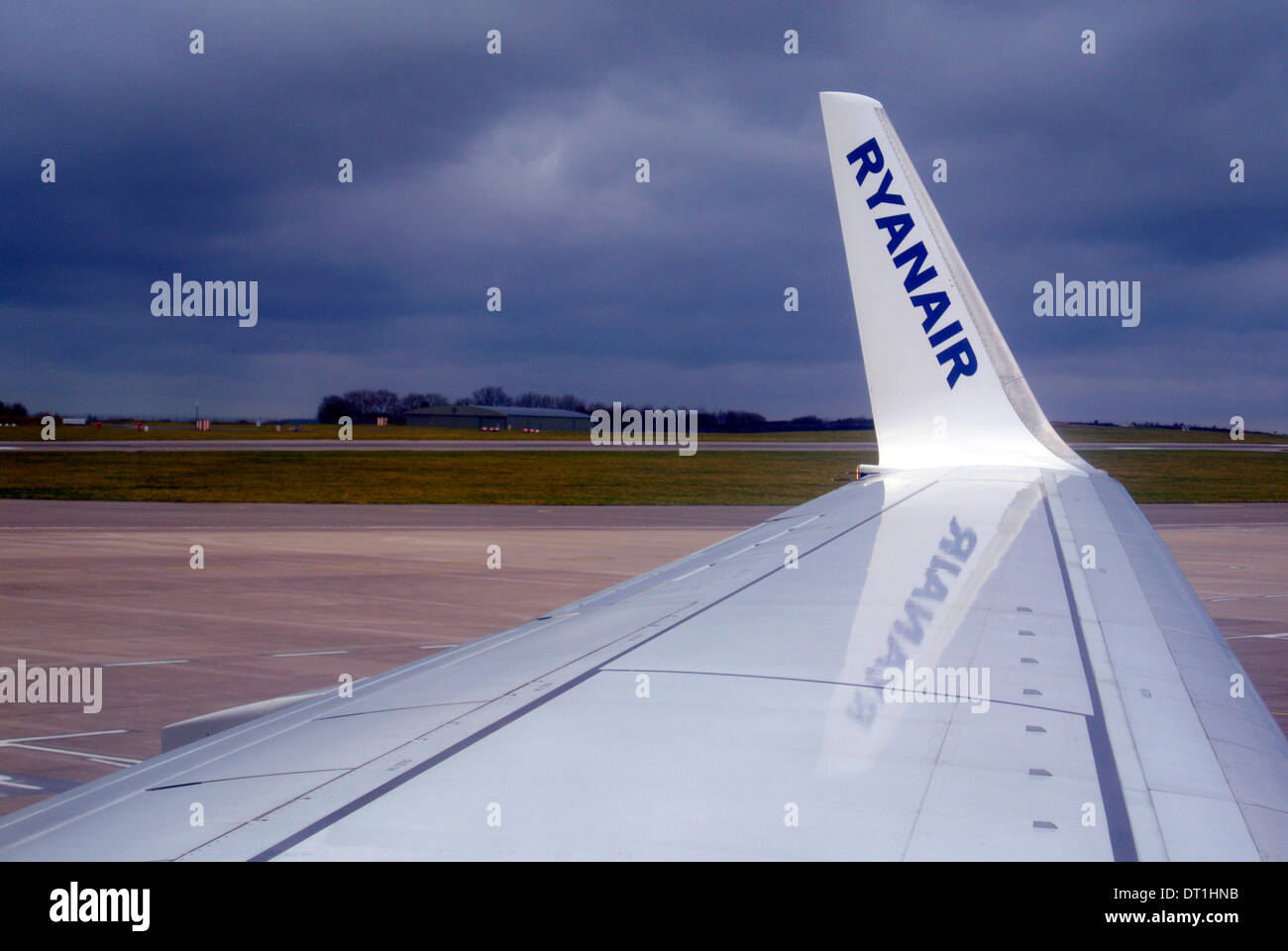 Ryanair wingtip logo Stock Photo