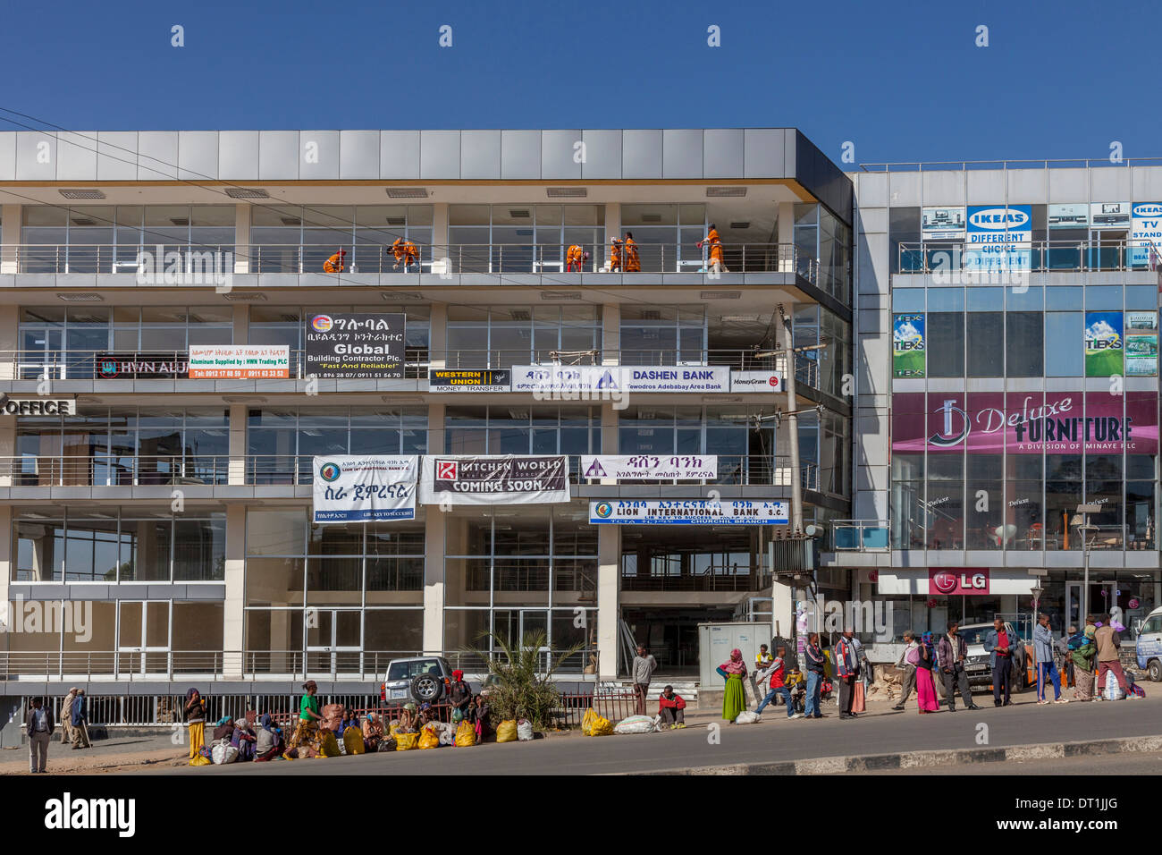 New Office and Shop Development, Churchill Avenue, Addis Ababa