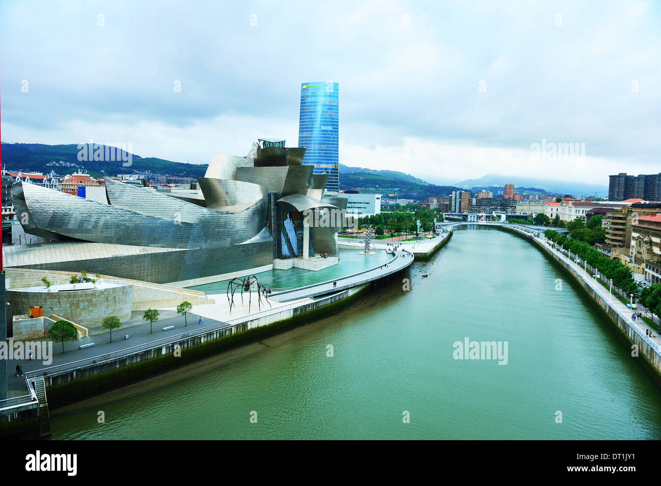 Guggenheim Museum, Bilbao, Pais Vasco, Euskadi, Spain, Europe Stock Photo