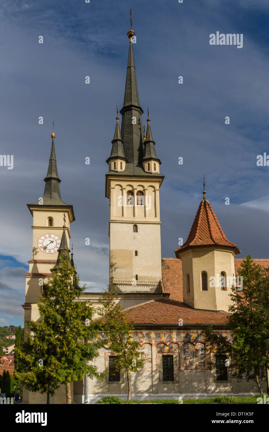 St. Nicholas church, Brasov, Transylvania, Romania, Europe Stock Photo