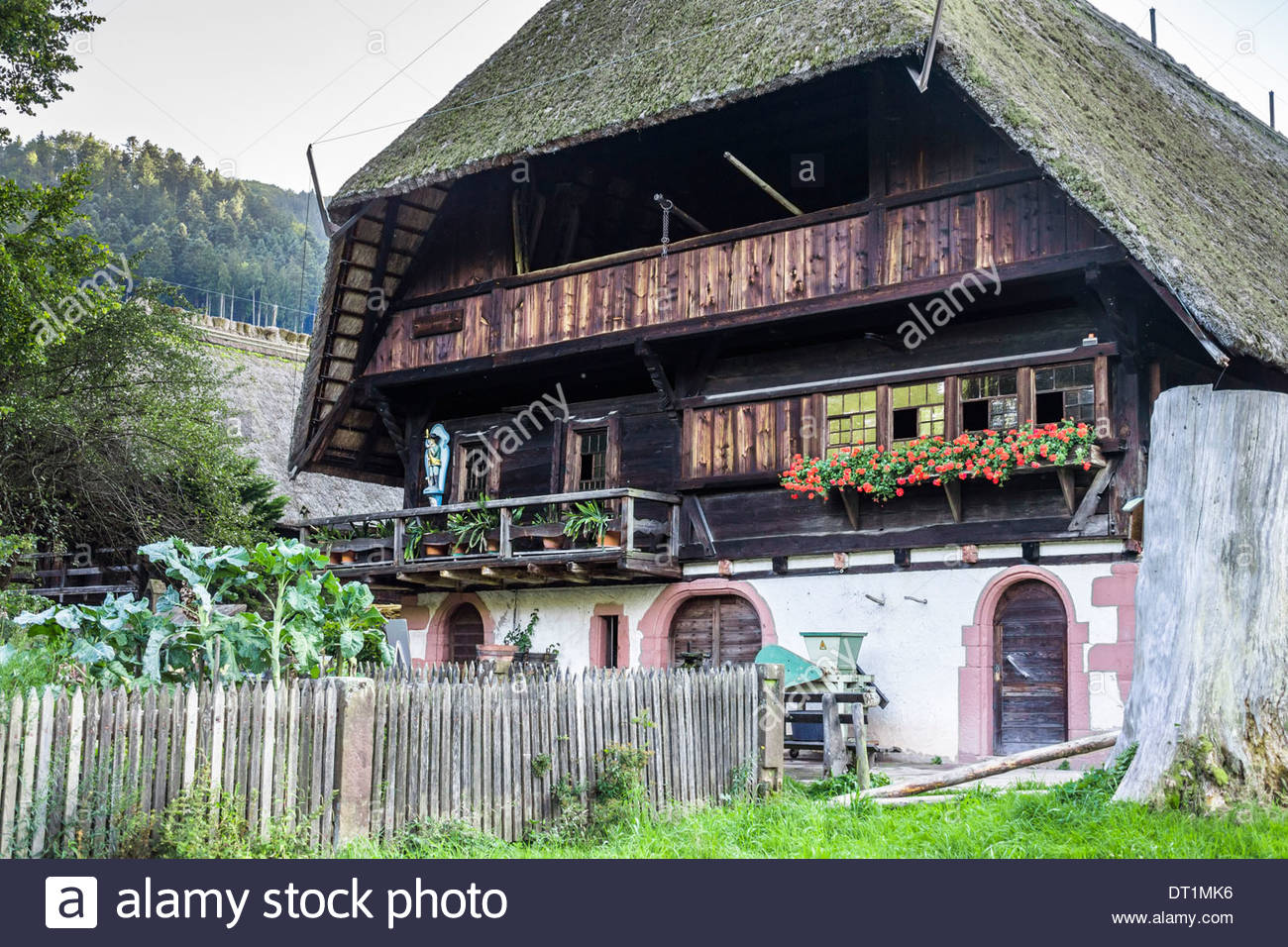 historic black forest farmhouse at the black forest open air museum