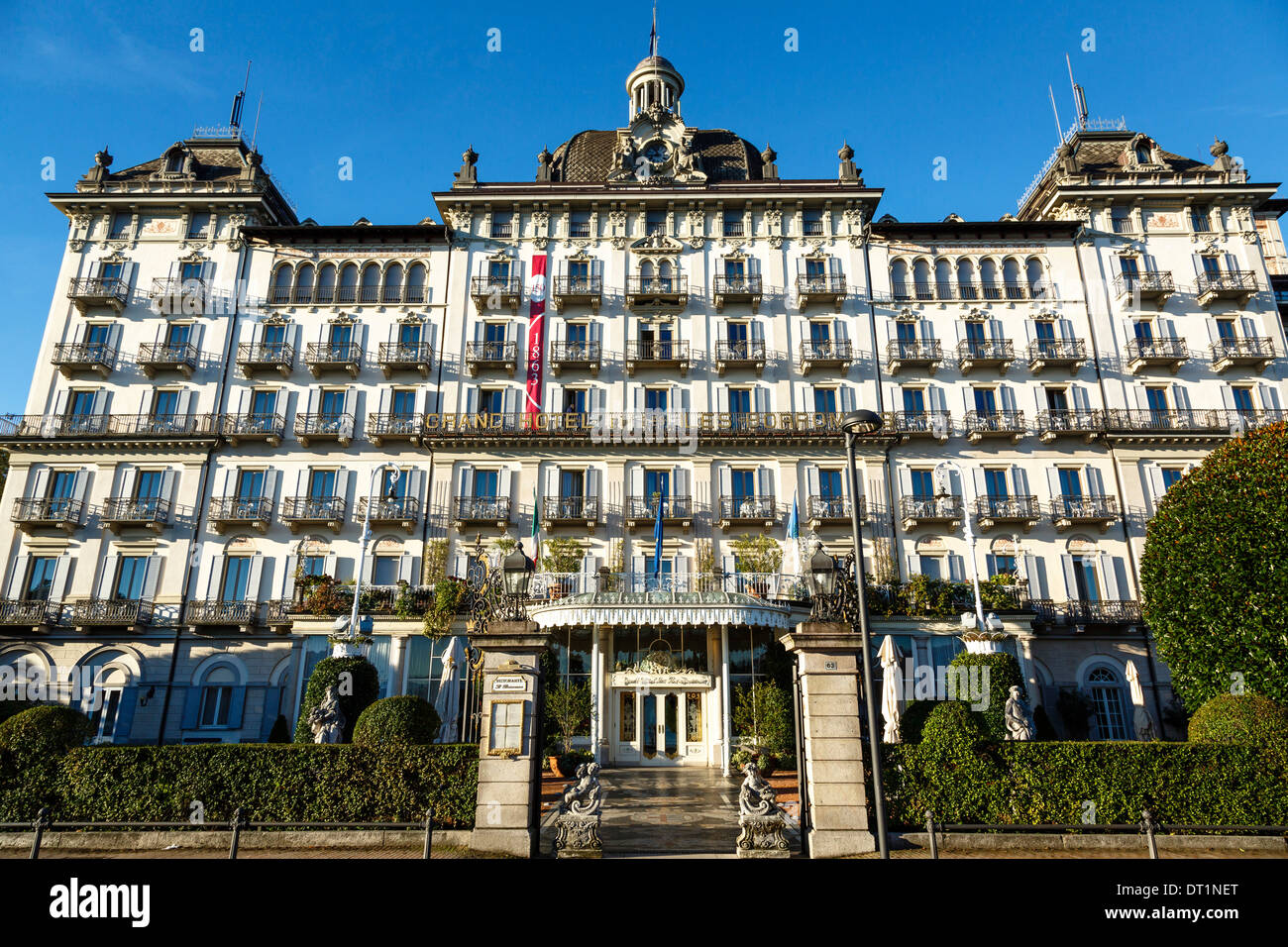 Grand Hotel des Iles Borromees, Stresa, Lake Maggiore, Piedmont, Italy, Europe Stock Photo