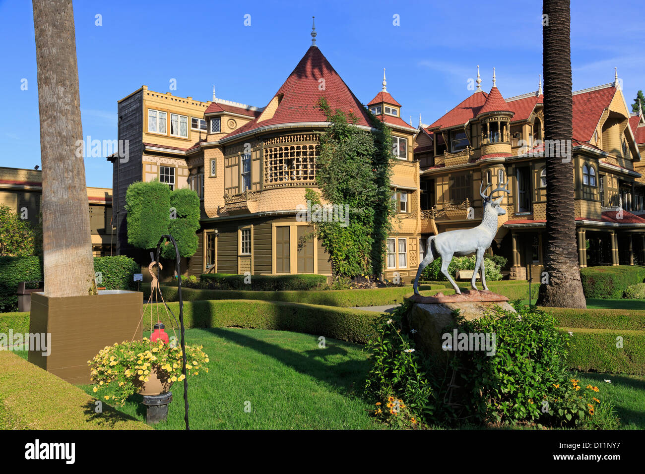 Winchester Mystery House, San Jose, California, United States of America, North America Stock Photo