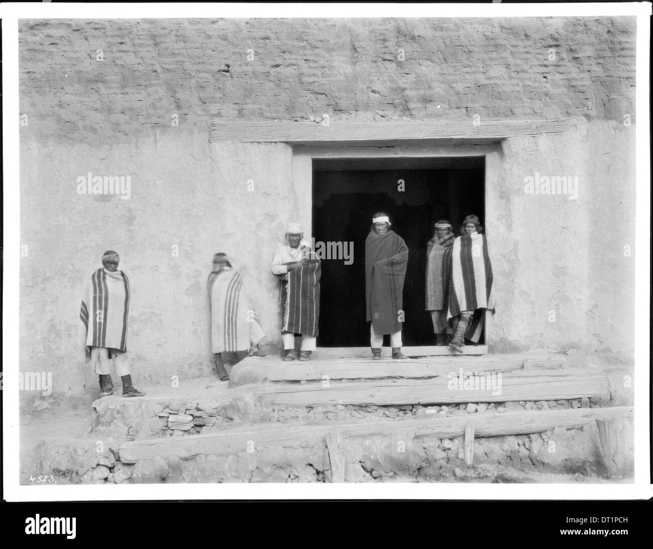 Governor Charles Riley Governor Eusebius and his staff are pictured at Acoma Pueblo around ...