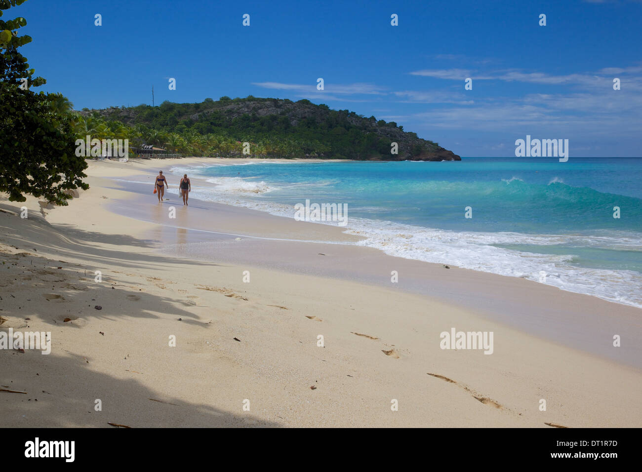 Galley Bay and Beach, St. Johns, Antigua, Leeward Islands, West Indies, Caribbean, Central America Stock Photo