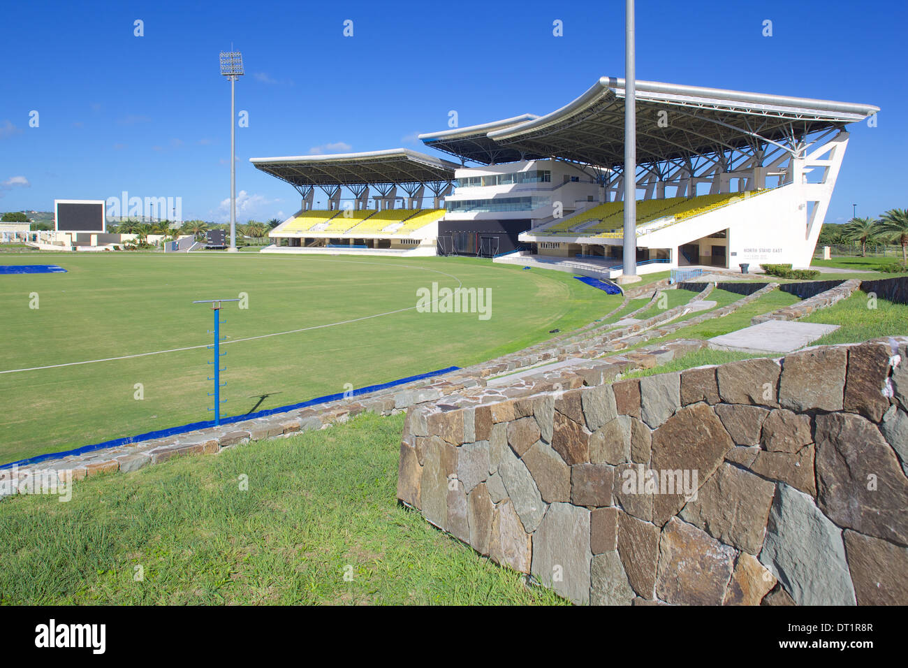 Sir Vivian Richards Stadium, All Saints Road, St. Johns, Antigua, Leeward Islands, West Indies, Caribbean, Central America Stock Photo