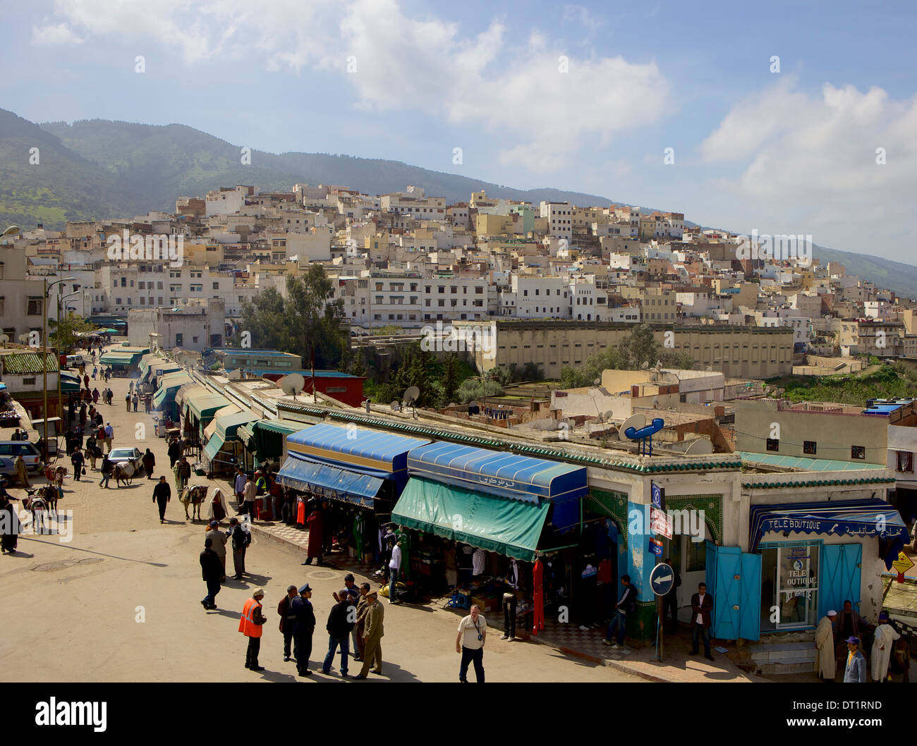 Street scene, Idriss, Morocco, North Africa, Africa Stock Photo