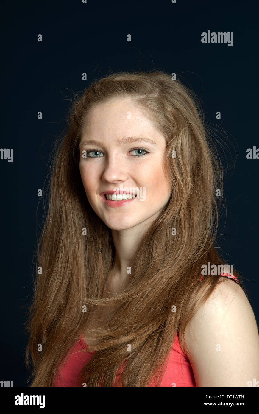 Teenage female portrait hi-res stock photography and images - Alamy