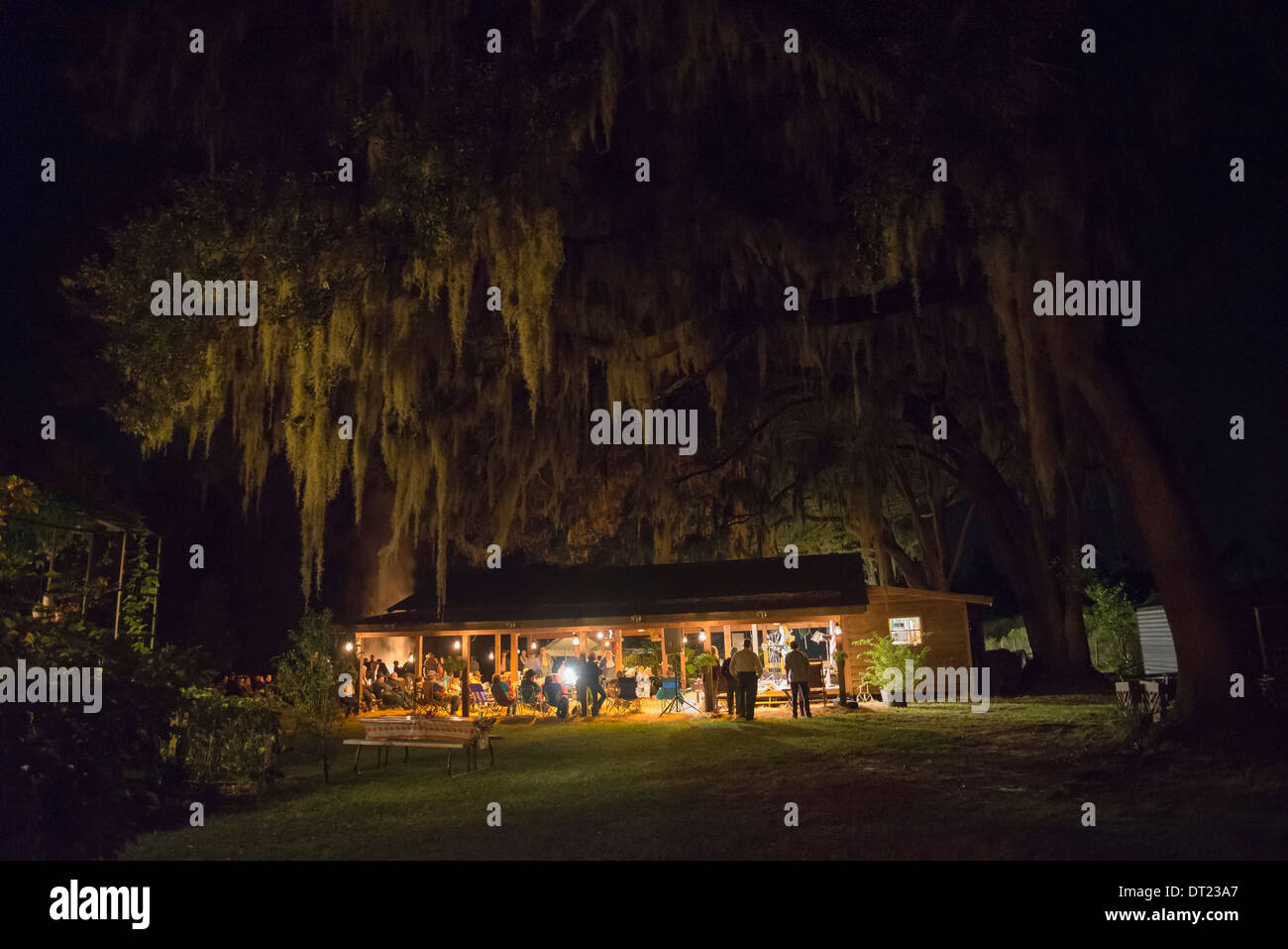 Fall gathering at the Home Place in Alachua Florida. Stock Photo