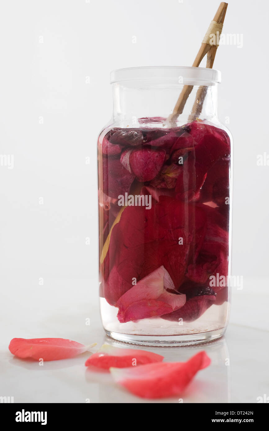 Vinegar of roses Stock Photo Alamy