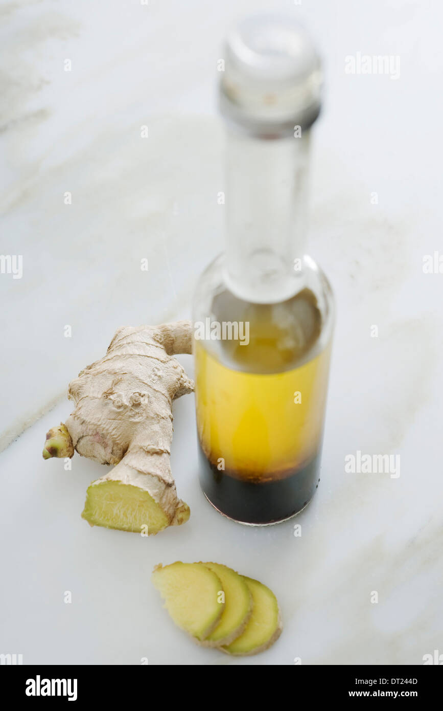 Ginger and soy dressing Stock Photo Alamy