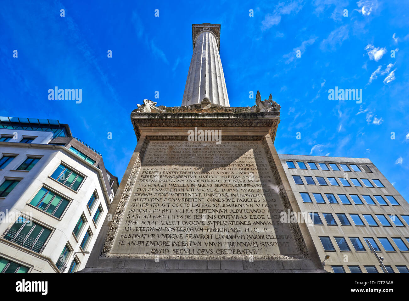 The monument to the great fire of london more commonly known simply as