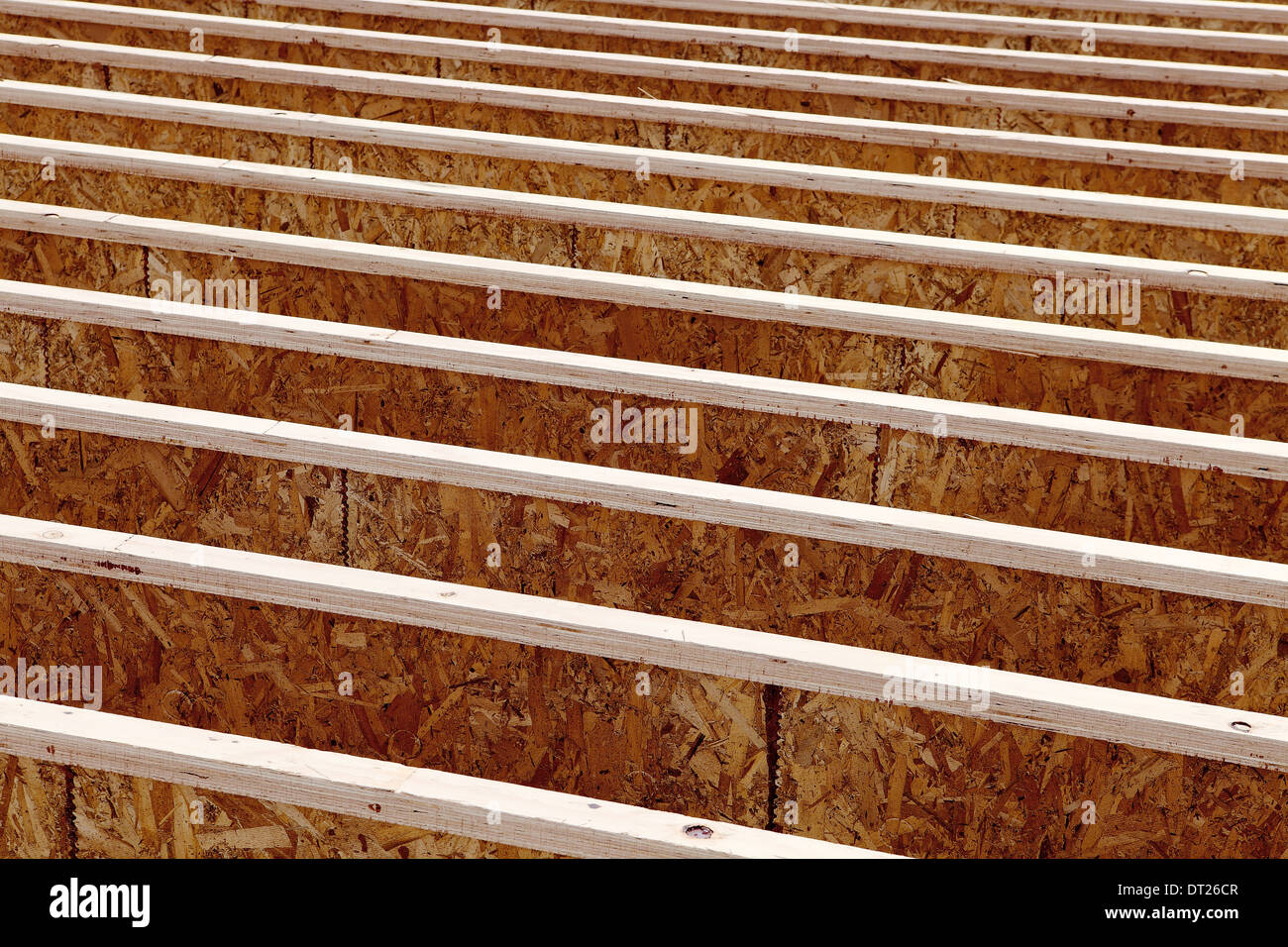Engineered wood osb oriented strand board hires stock photography and