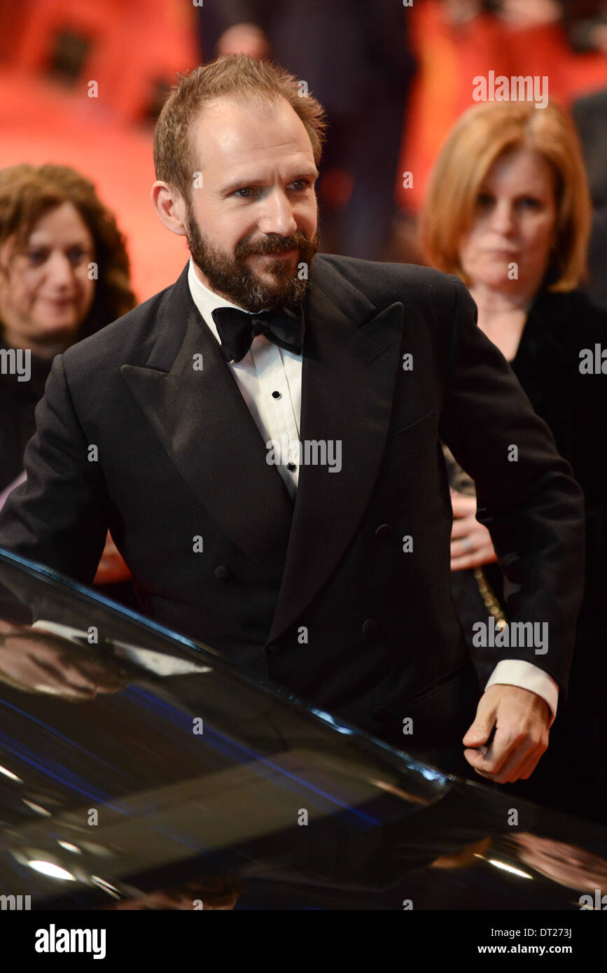 BERLIN, GERMANY, 6th Feb, 2014.  Ralph Fiennes attends the 'The Grand Budapest Hotel ' Premiere at at the 64th Annual Berlinale International Film Festival at Berlinale Palast on February 6th, 2014 in Berlin, Germany. Credit:  Janne Tervonen/Alamy Live News Stock Photo