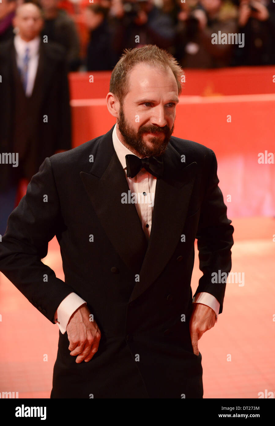BERLIN, GERMANY, 6th Feb, 2014.  Ralph Fiennes attends the 'The Grand Budapest Hotel ' Premiere at at the 64th Annual Berlinale International Film Festival at Berlinale Palast on February 6th, 2014 in Berlin, Germany. Credit:  Janne Tervonen/Alamy Live News Stock Photo