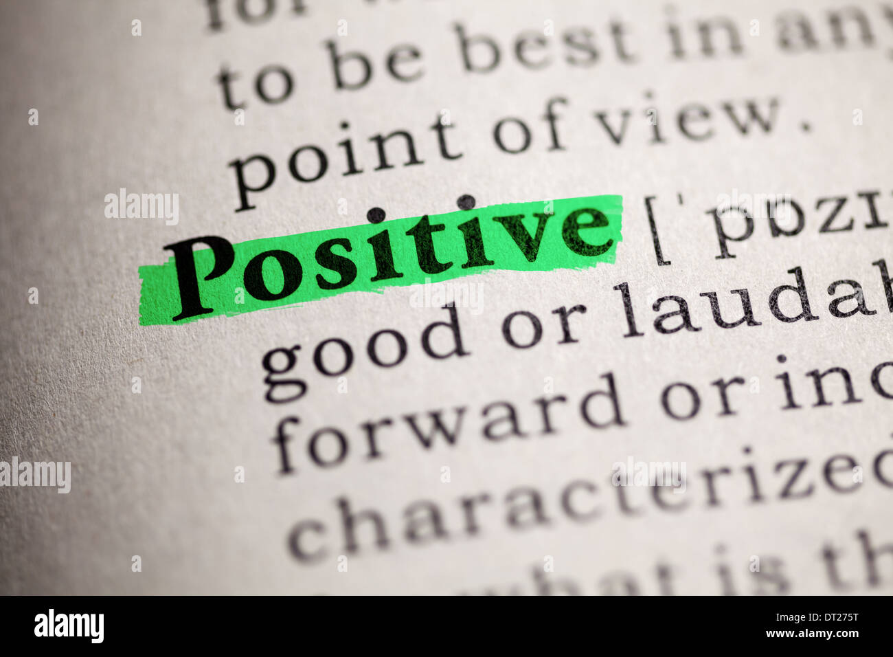 POSITIVE DEFINITION IN AMERICAN ENGLISH visual data 8