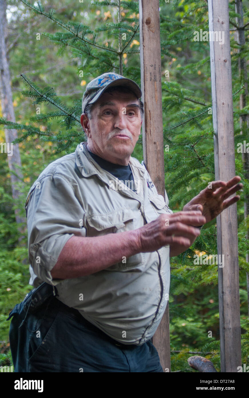 park ranger quebec canada Stock Photo - Alamy