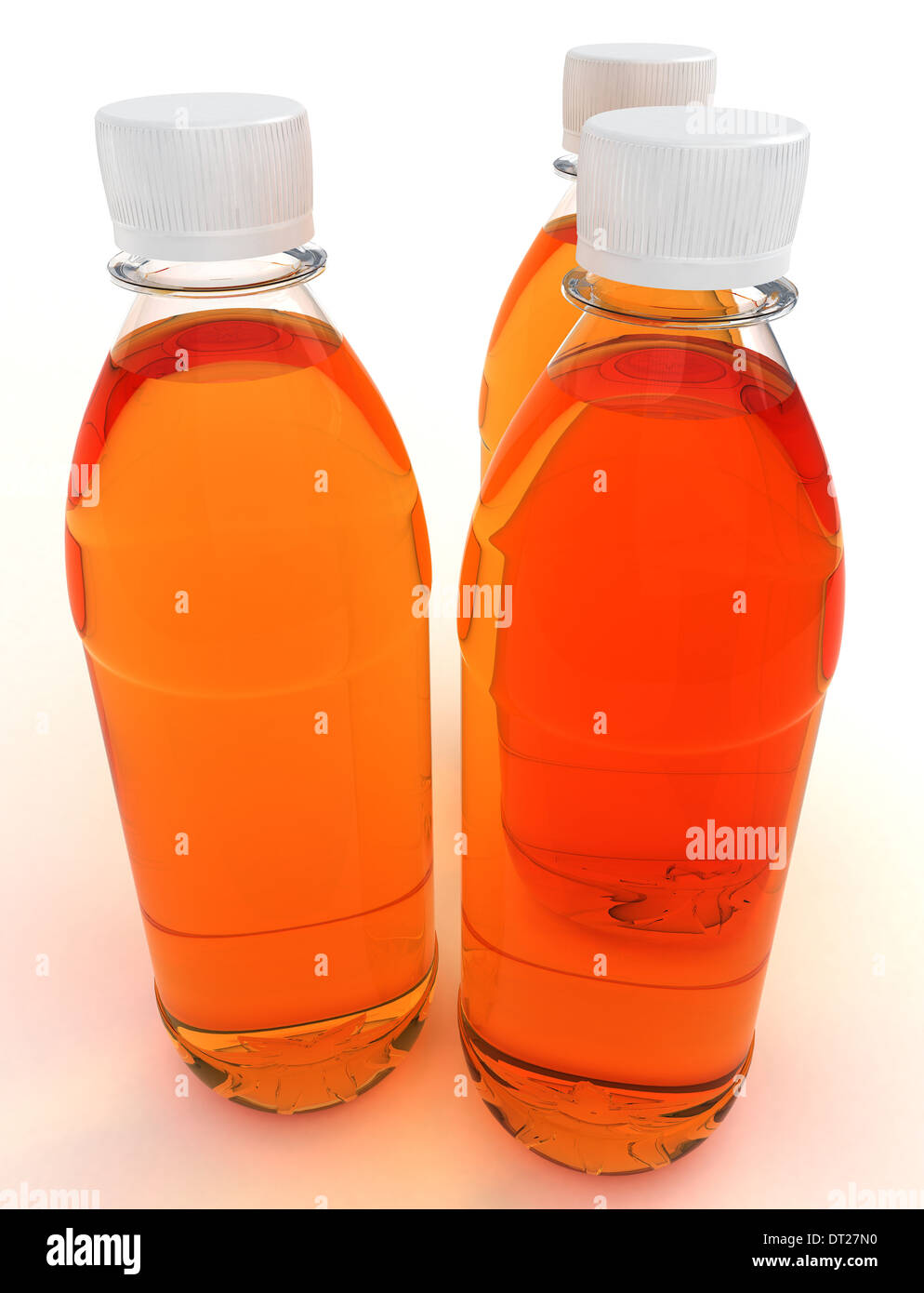 Bottles of water isolated on white background Stock Photo Alamy