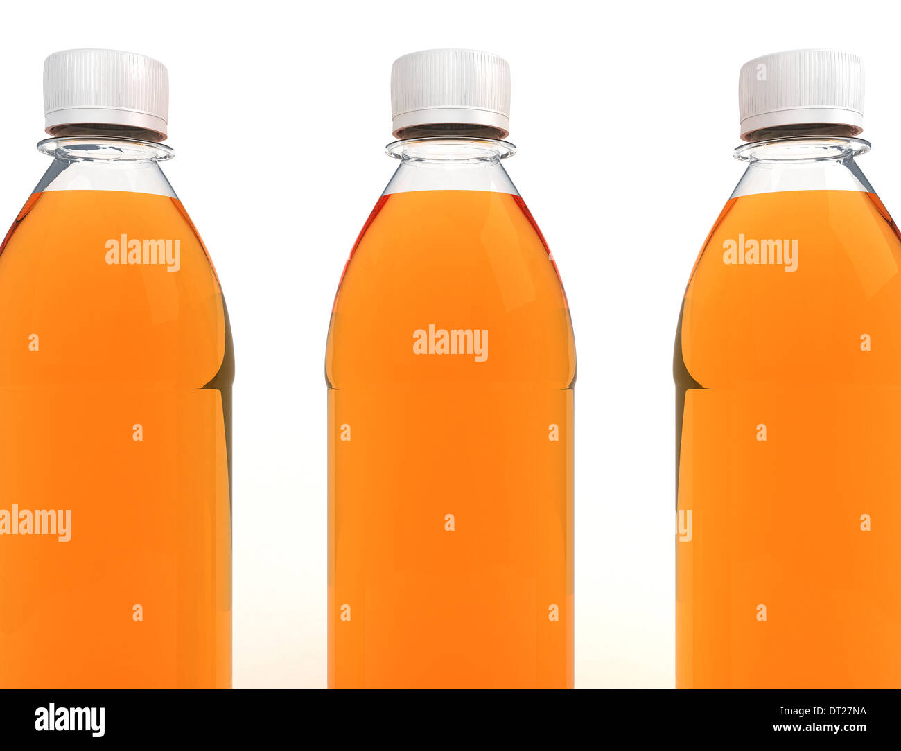 Bottles of water isolated on white background Stock Photo - Alamy