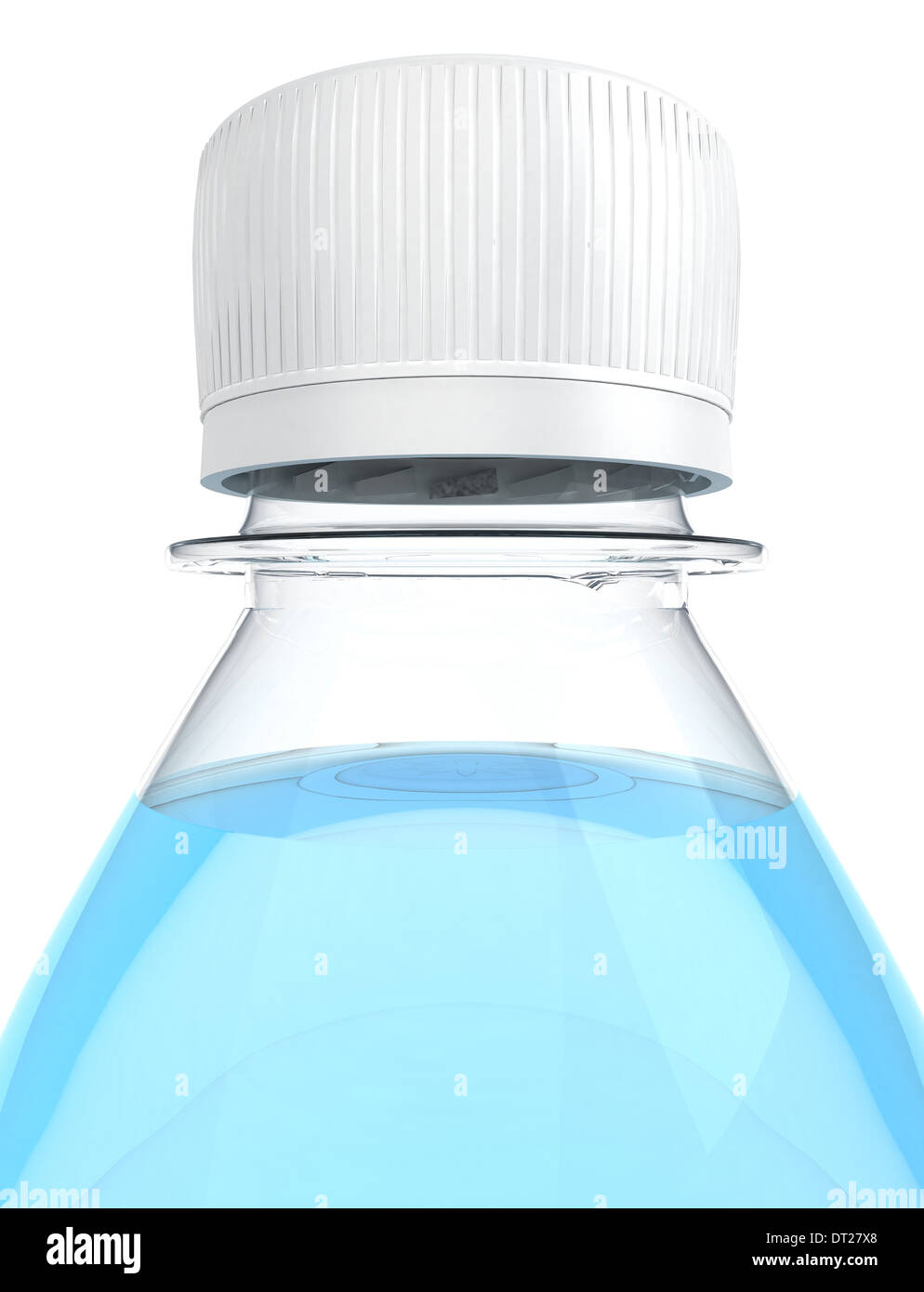 Bottles of water isolated on white background Stock Photo - Alamy