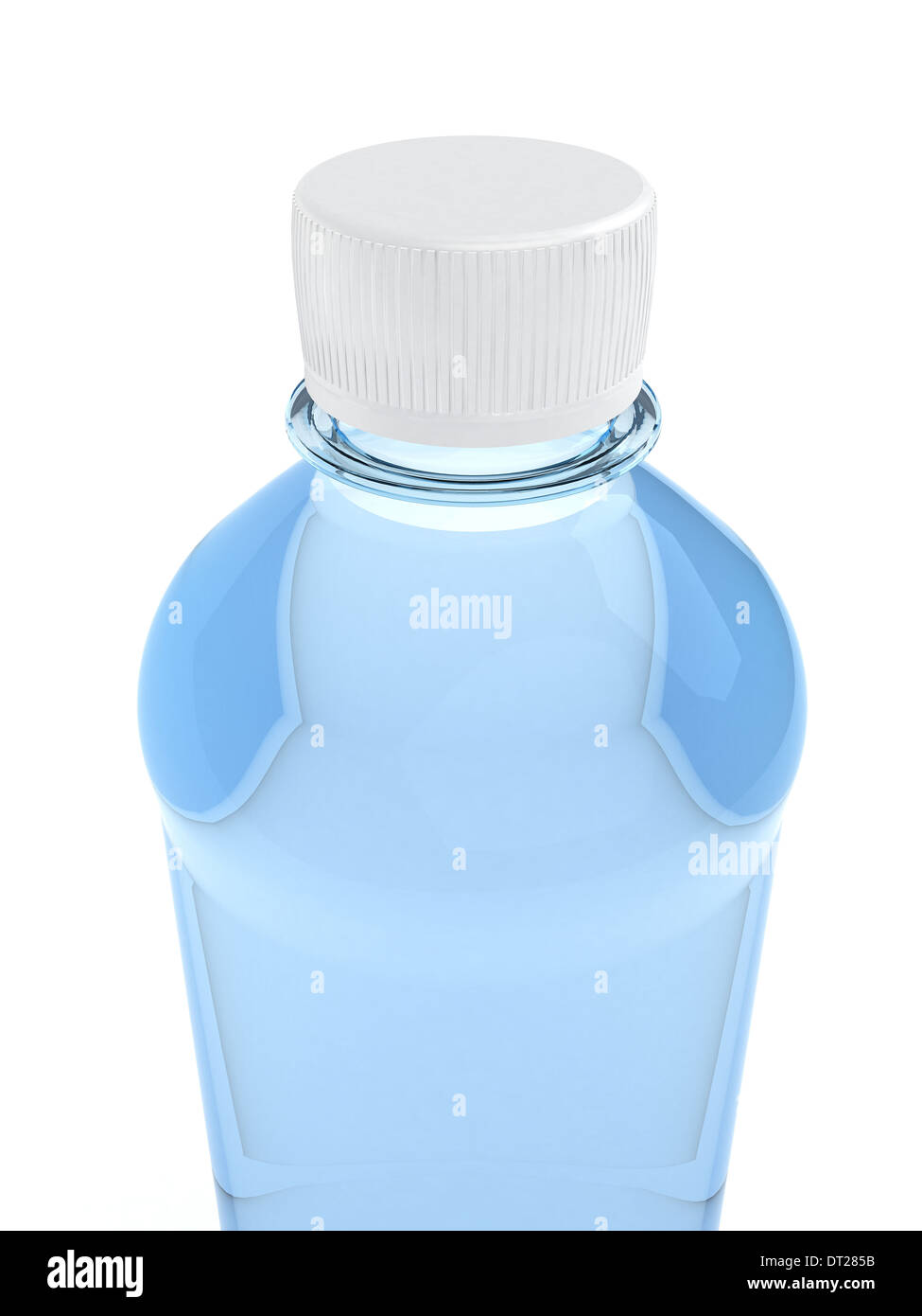 Bottles of water isolated on white background Stock Photo - Alamy