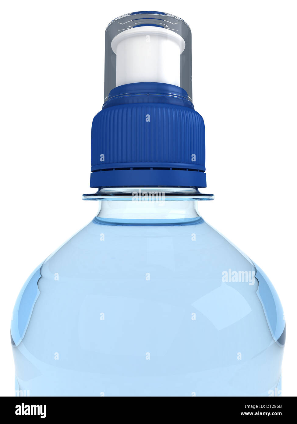 Bottles of water isolated on white background Stock Photo - Alamy