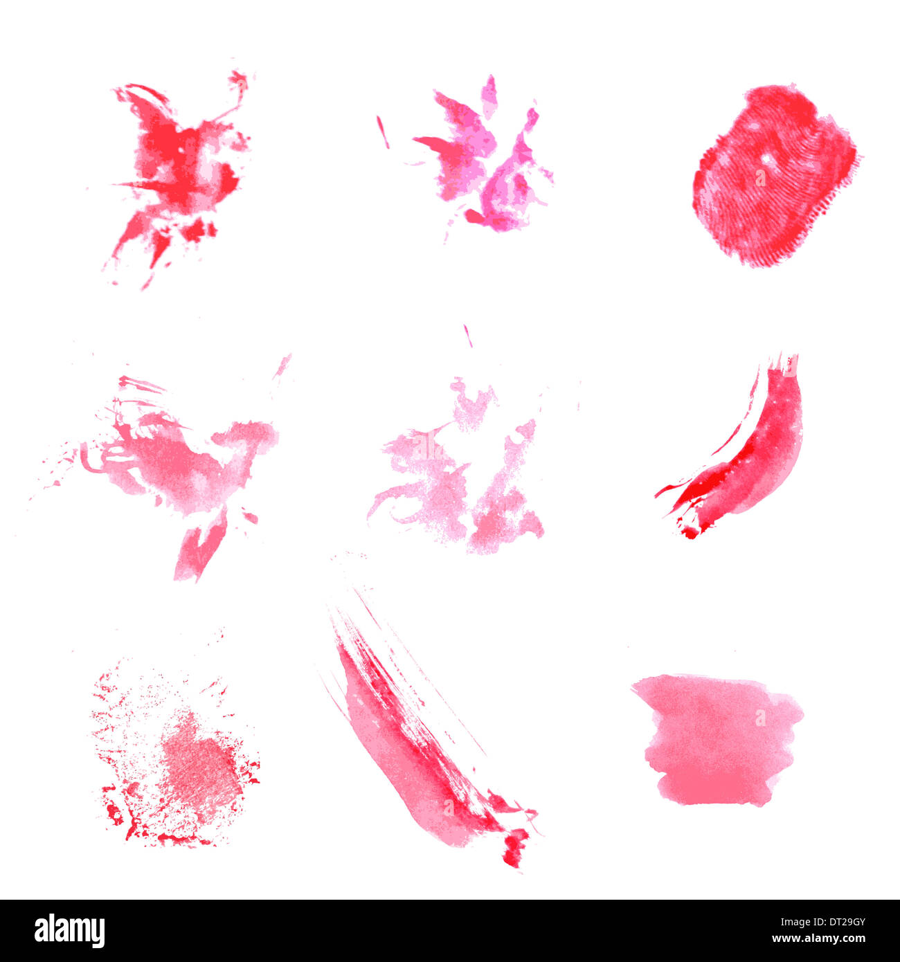 Abstract Splash Set for Design Use. Vector Illustration Stock Photo - Alamy