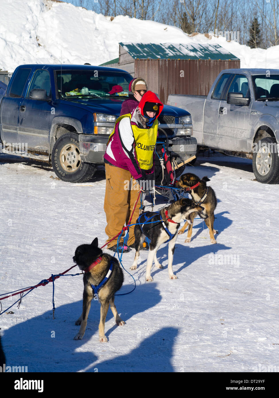 Scenes from the Apostle Islands Sled Dog Race, hosted by the Bayfield