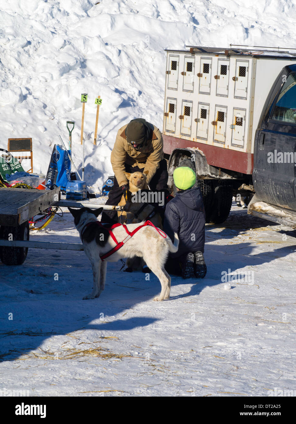 Scenes from the Apostle Islands Sled Dog Race, hosted by the Bayfield