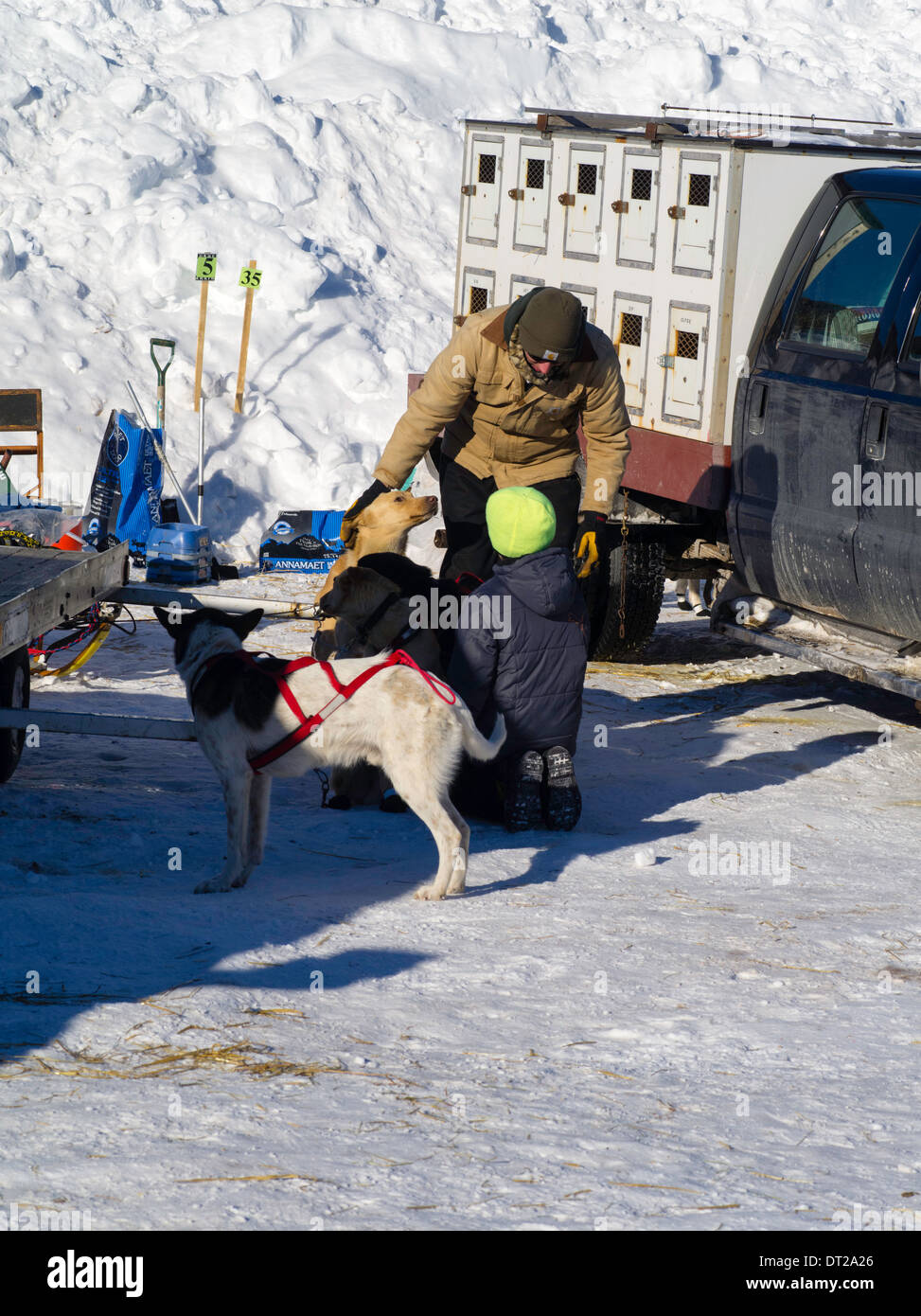 Scenes from the Apostle Islands Sled Dog Race, hosted by the Bayfield