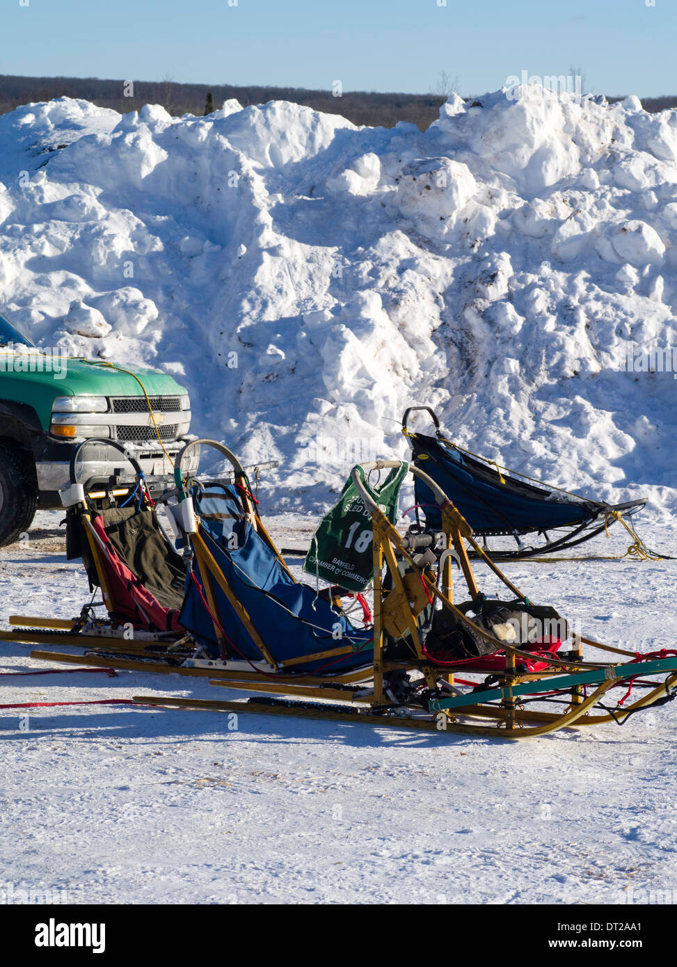 Scenes from the Apostle Islands Sled Dog Race, hosted by the Bayfield