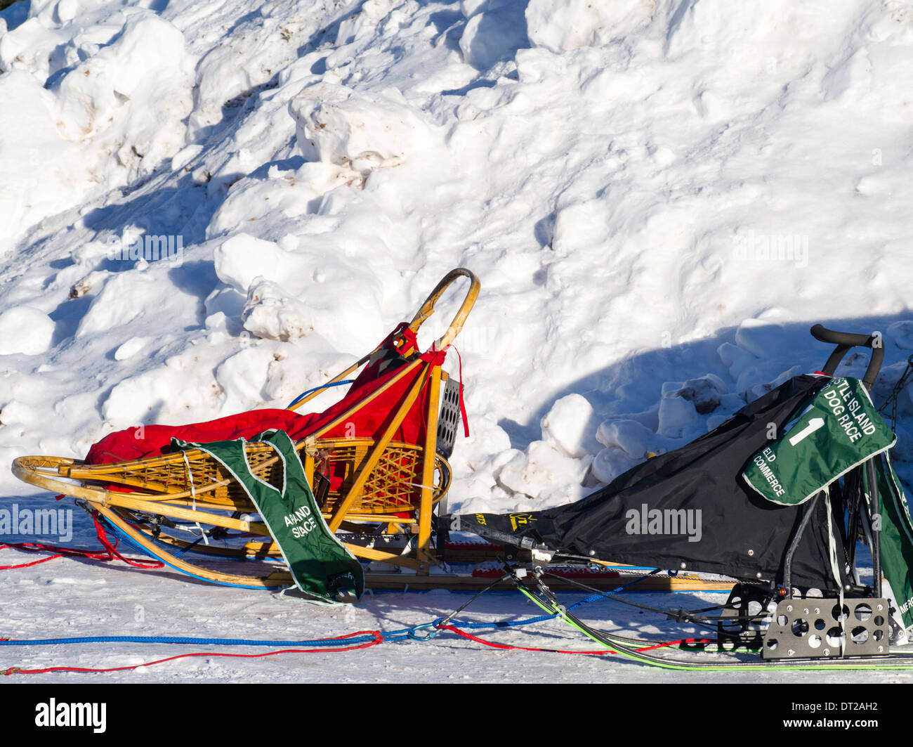 Scenes from the Apostle Islands Sled Dog Race, hosted by the Bayfield