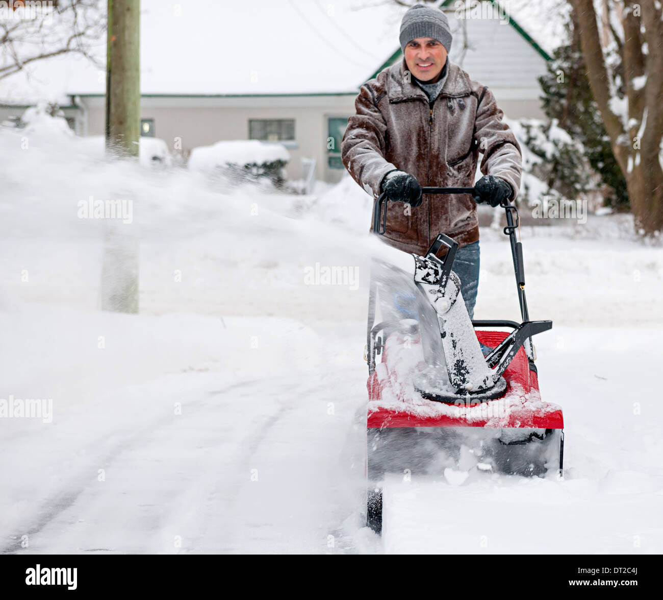 Snowblower hires stock photography and images Alamy