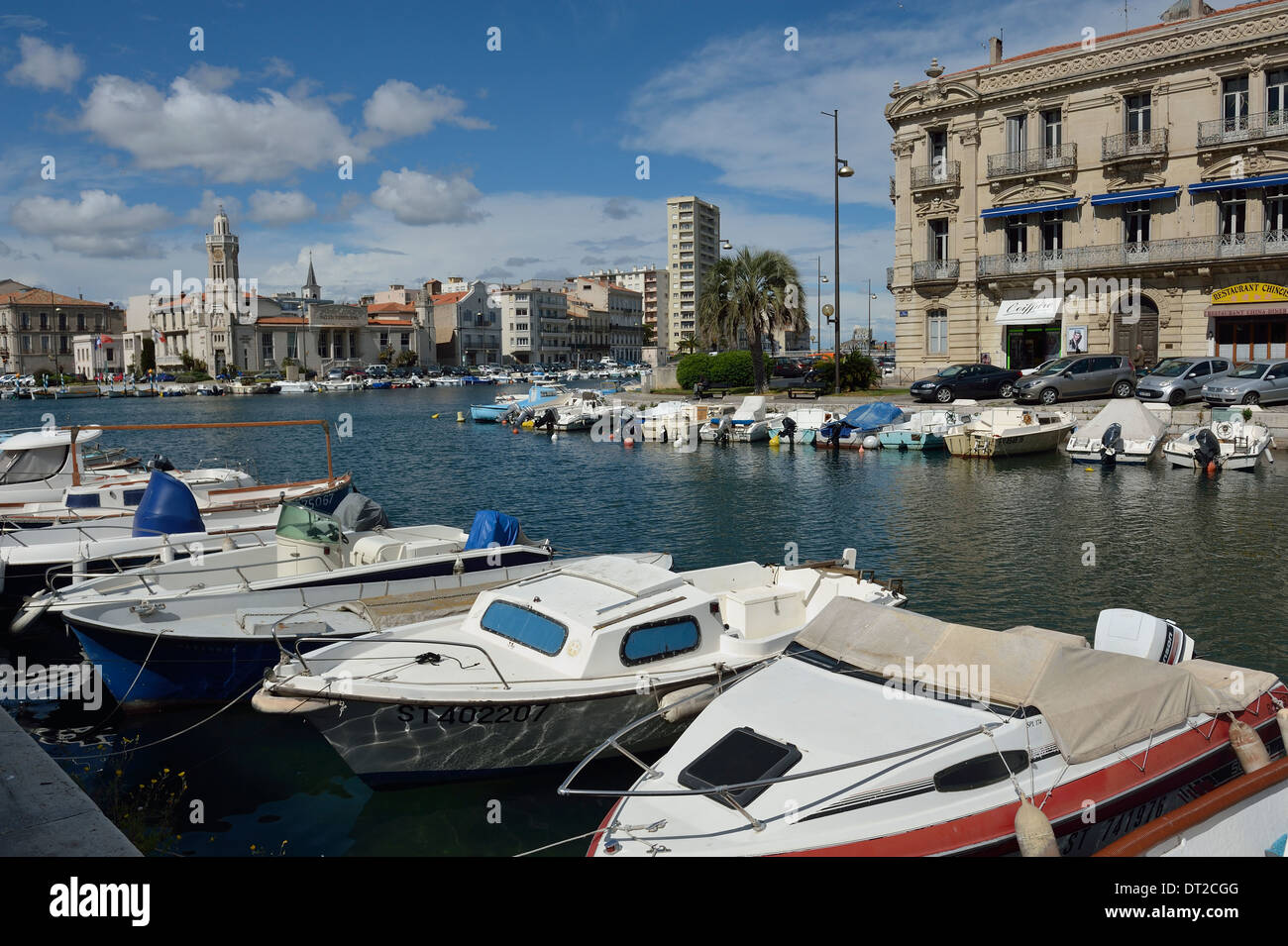Sete, a port city on the Mediterranean coast known for its canals ...