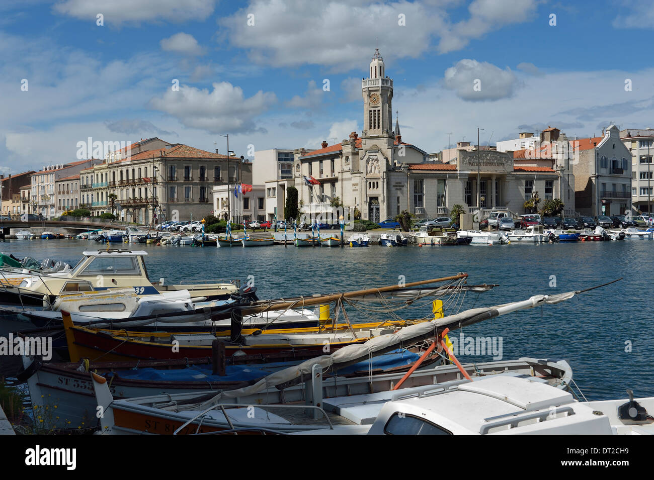 Sete, a port city on the Mediterranean coast known for its canals ...
