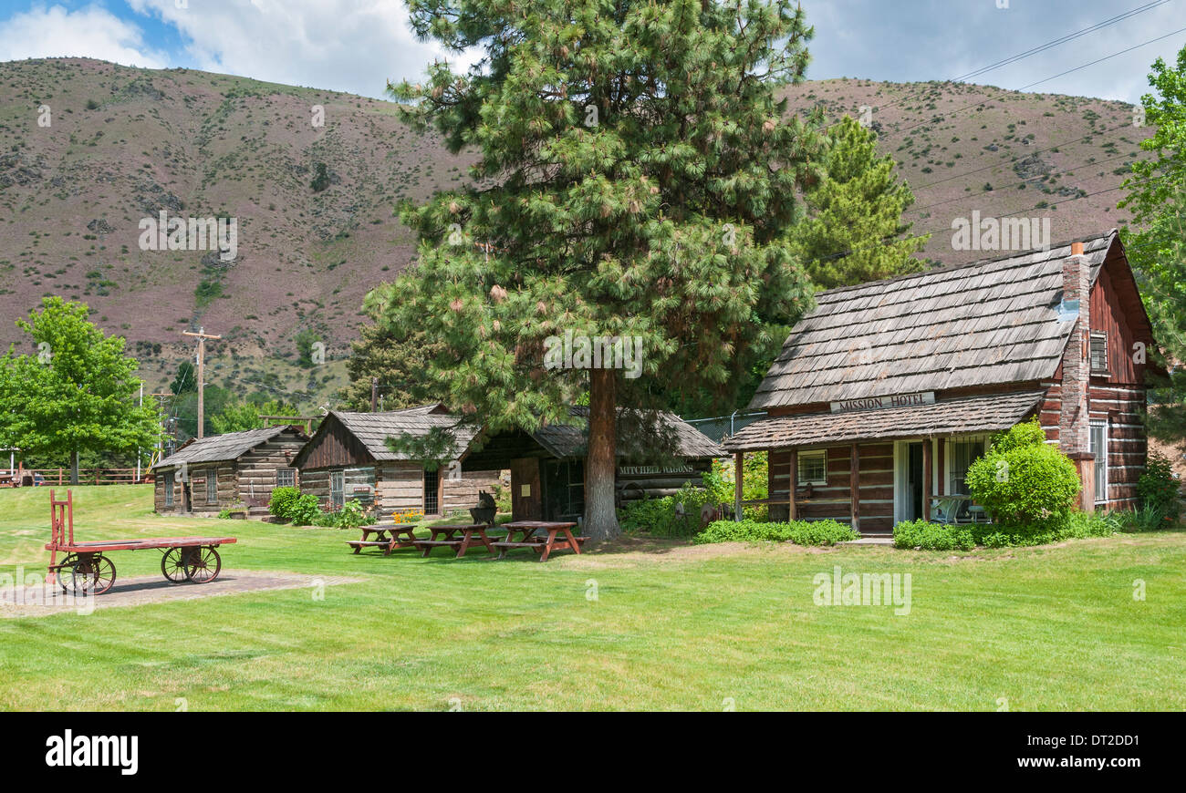 Washington, Cashmere Museum, Pioneer Village Stock Photo Alamy