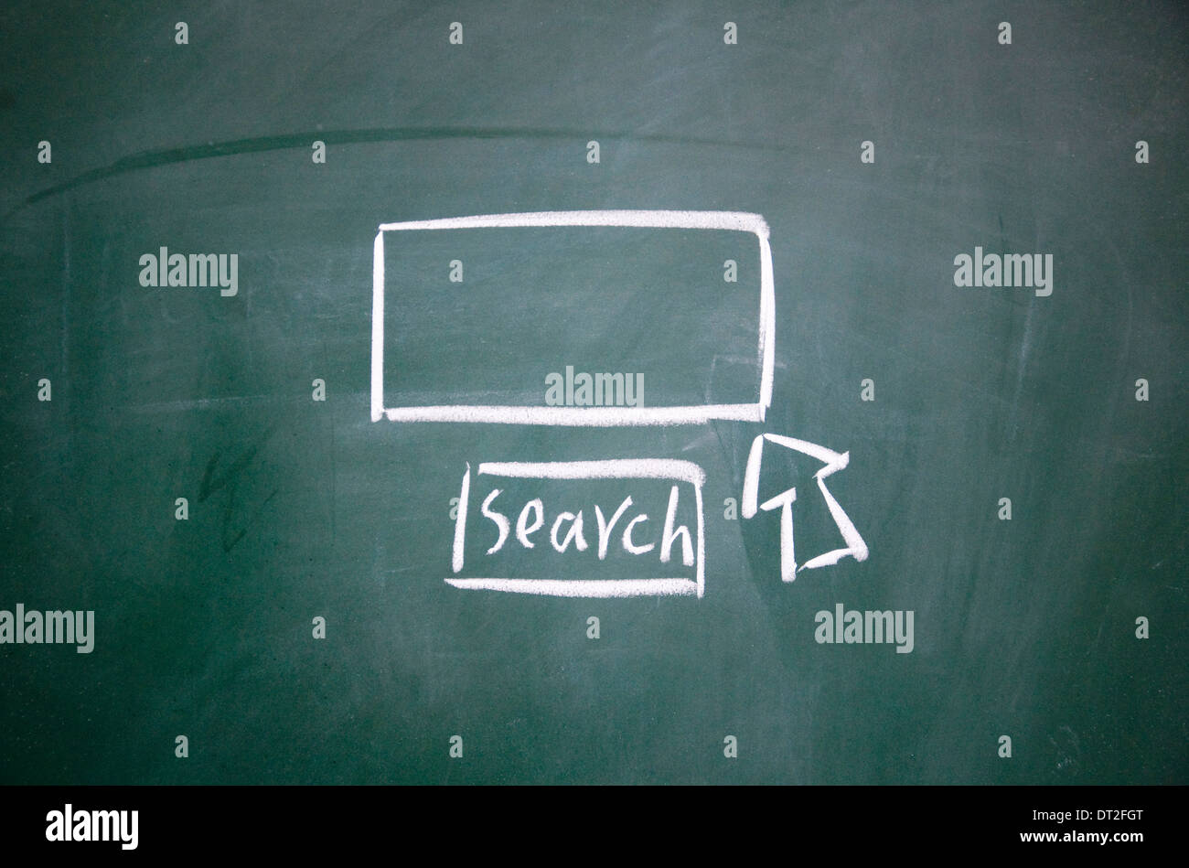 sign at blackboard Stock Photo - Alamy