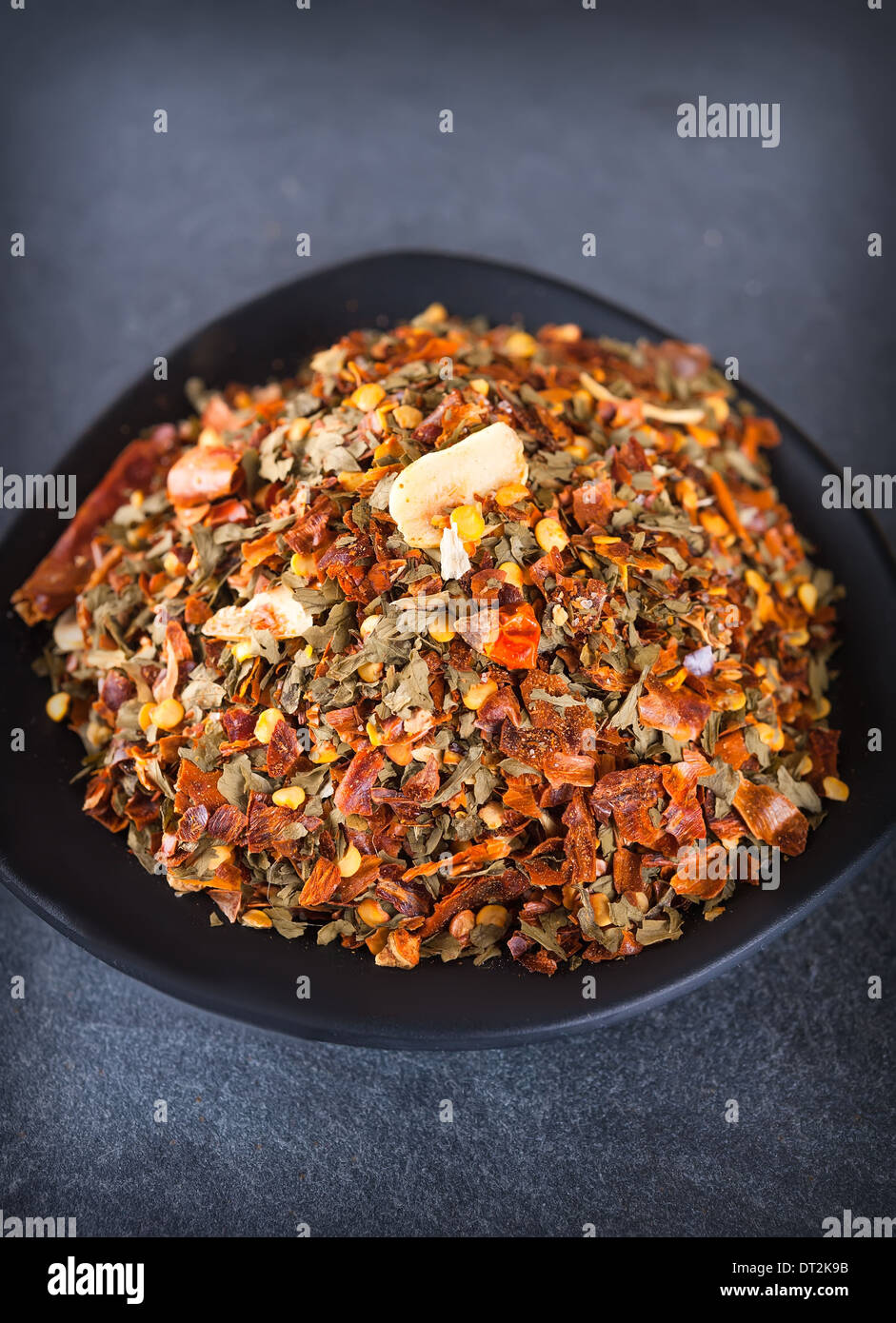 Italian mix of herbs and spices for spaghetti Stock Photo Alamy