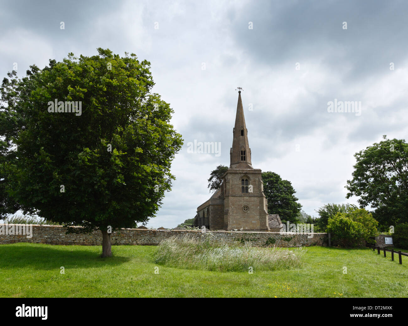 St Faith's Church, Newton Le Willows (now Newton Field Centre). Northamptonshire. England. UK. Stock Photo
