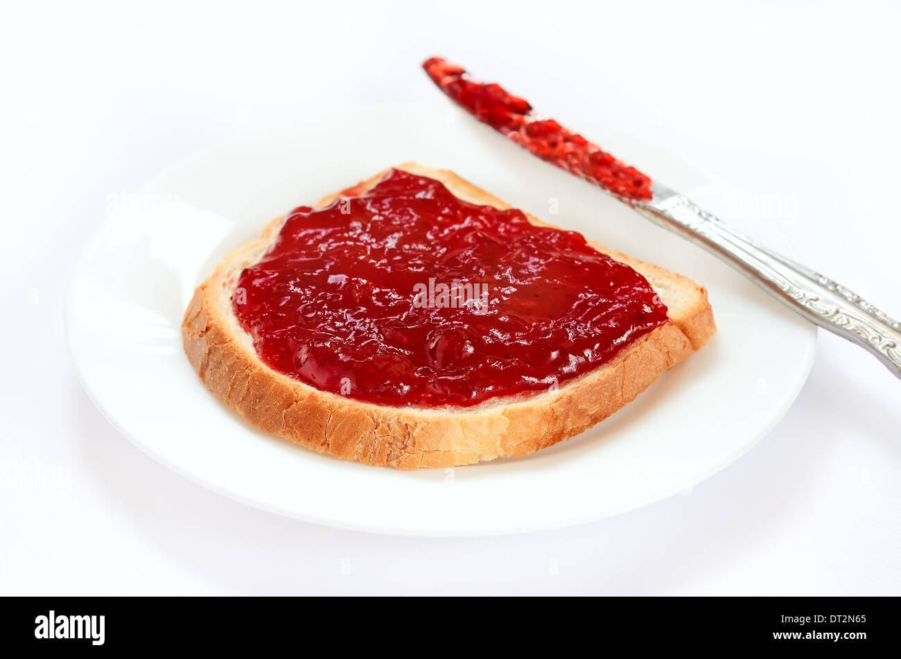Jam sandwich, white bread hires stock photography and images Alamy